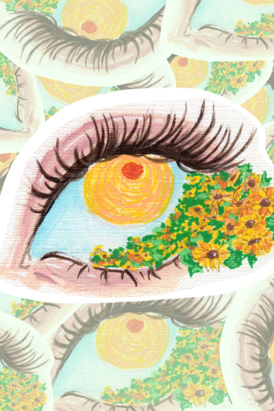 Sunflower Fields sticker 